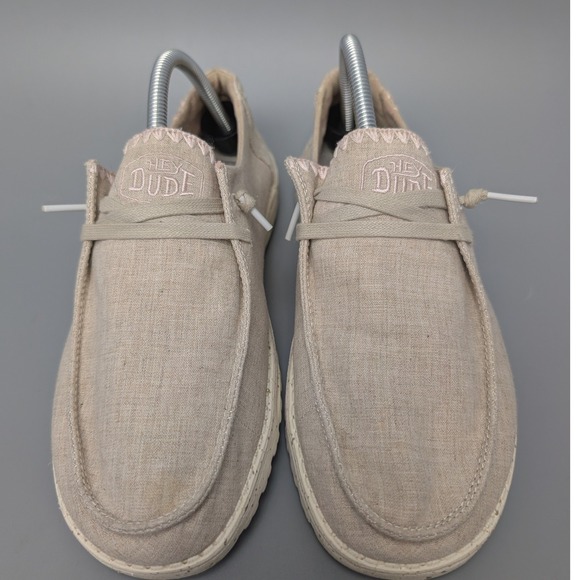 Hey Dude Wendy Dusty Inca Tan Pink Slip On Loafers Shoes Womens 10 121410597 - Picture 2 of 13